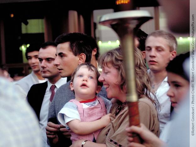 Dusk just outside Paris. This baby boy is now a young man. Paris, France