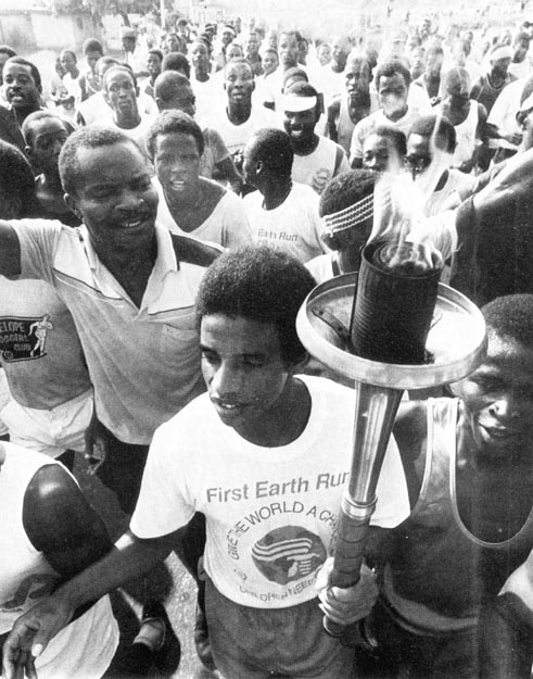 In the crowds. Lagos, Nigeria